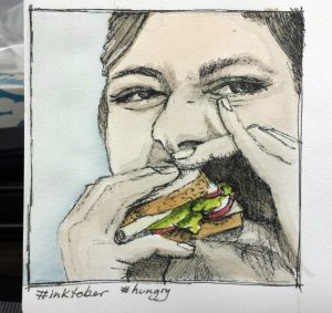 Inktober hungry