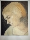 Da Vinci inspired head of a woman